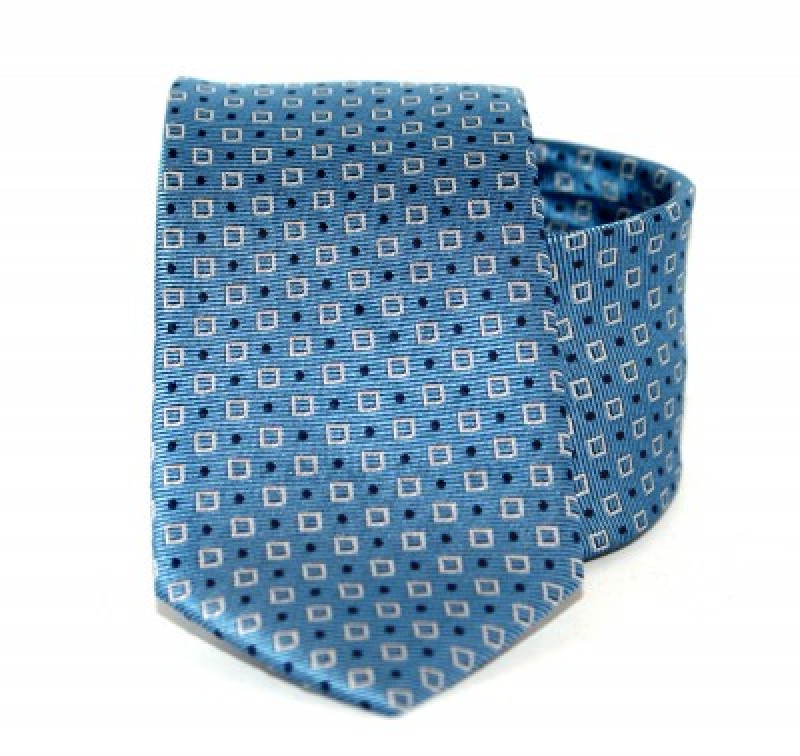 Goldenland Slim Krawatte - Blau Karierte Krawatten