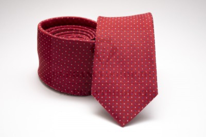 Premium Krawatte - Rot Gepunktet