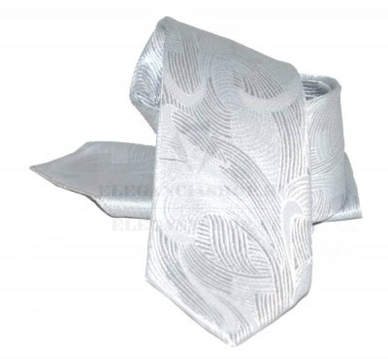 Krawatte Set - Silber Gemustert Gemusterte Krawatten