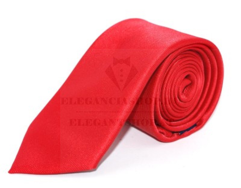 Goldenland Slim Krawatte - Rot
