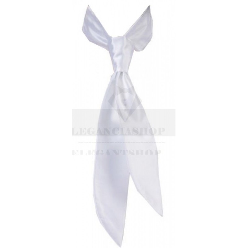 Satin Damenkrawatte - Weiß Damen Krawatte, Fliege