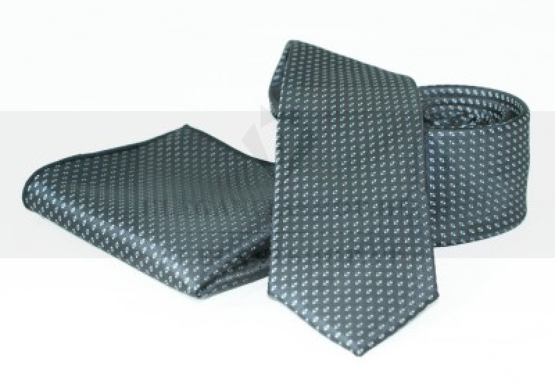 Krawatte Set - Schwarz Gemustert Sets