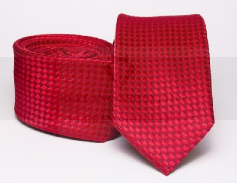 Rossini Slim Krawatte - Rot Gepunktet