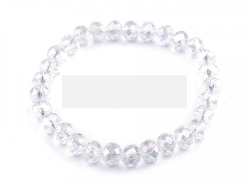Armband elastisch mit geschliffenen Perlen