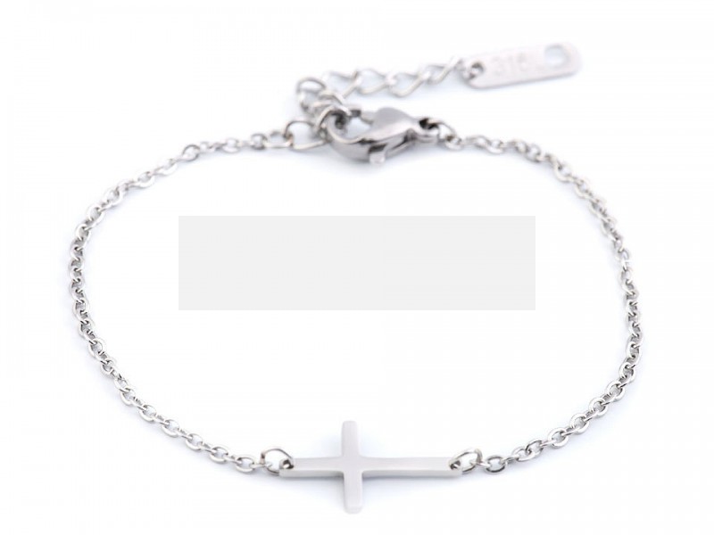 Armband Kreuz rostfreier Edelstahl Schmuck, Haarschmuck