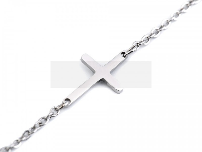 Armband Kreuz rostfreier Edelstahl Schmuck, Haarschmuck