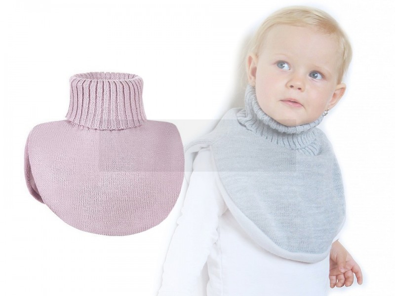 Kinder Halswärmer gestrickt - Rosa