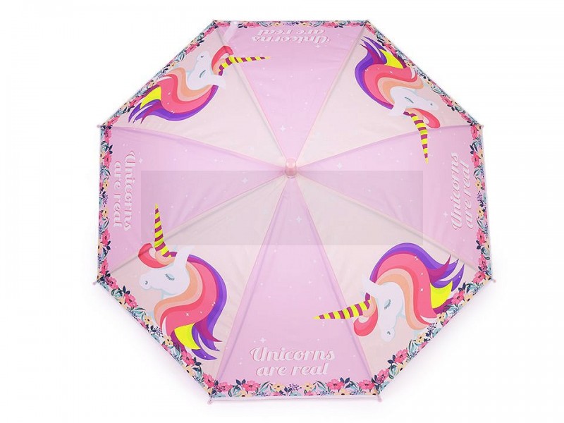 Kinder Regenschirm Automatik - Rosa Regenschirme,Regenmäntel