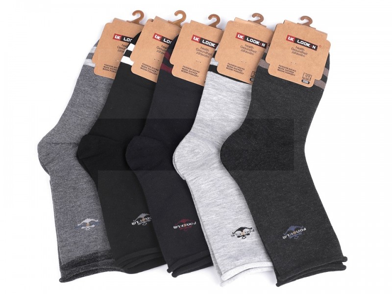 Herren Baumwollsocken mit Gesundheitssaum - 5 St/Packung Herrensocken