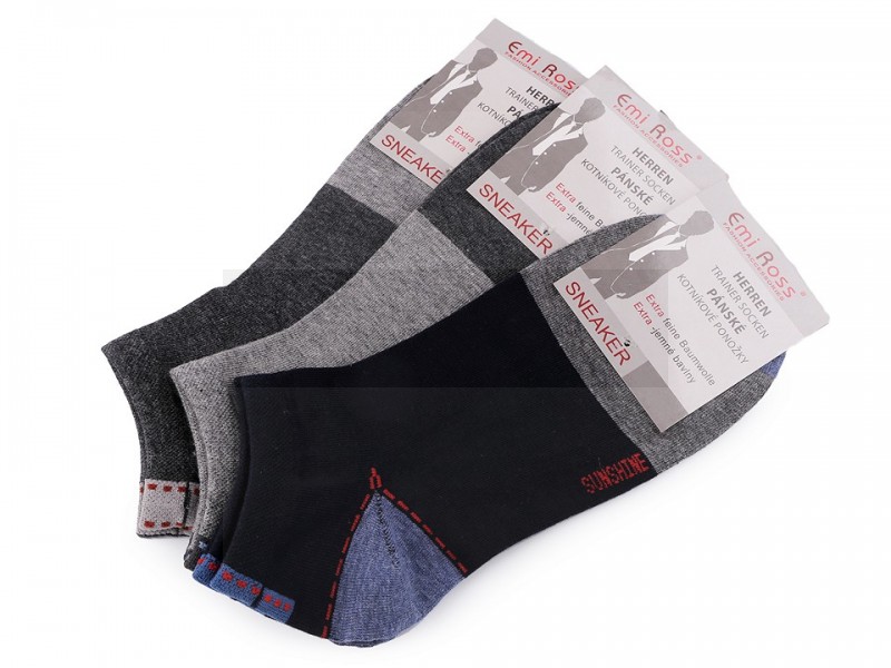       Fesselsocken Herren Baumwolle - 3 St./Packung