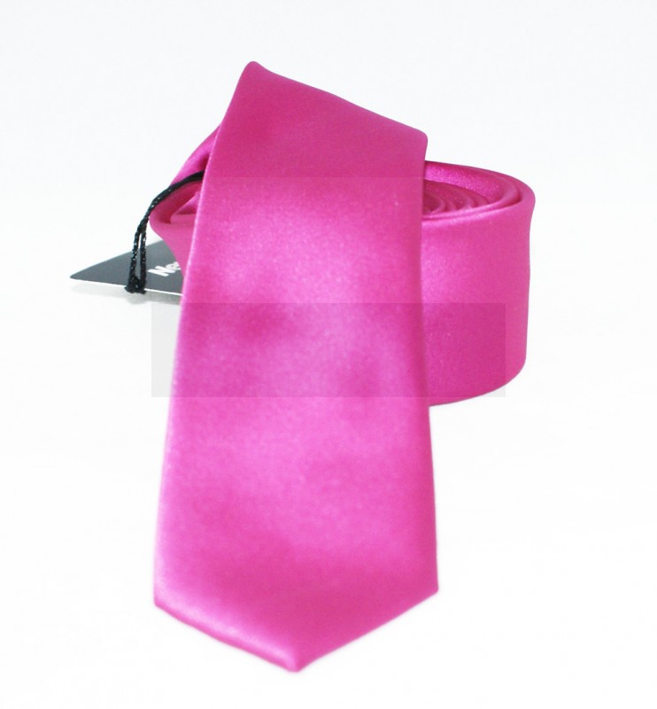 Newsmen Slim Krawatte - Pink satin