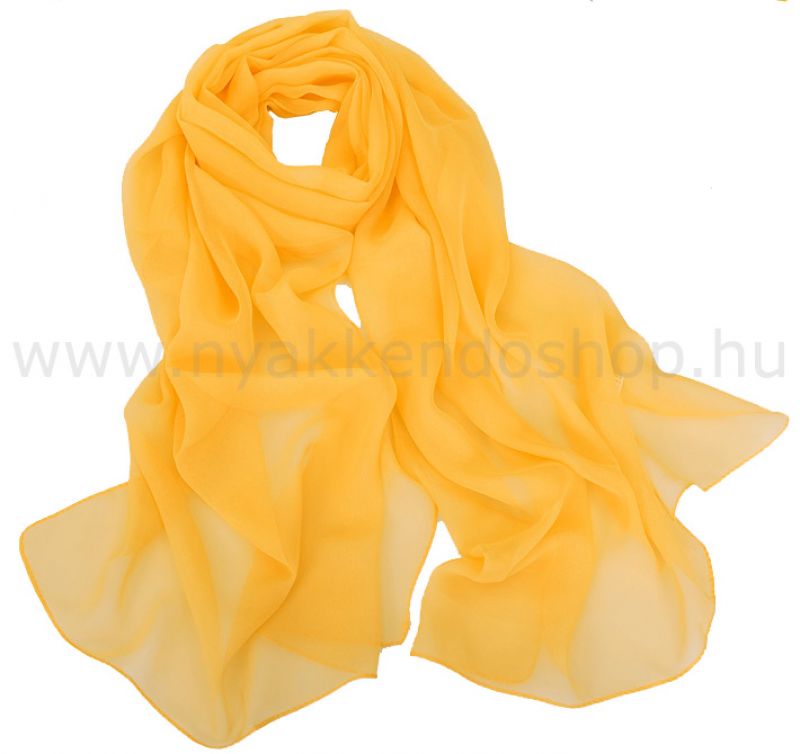 Tüll Schal - Gelb Tücher, Schals
