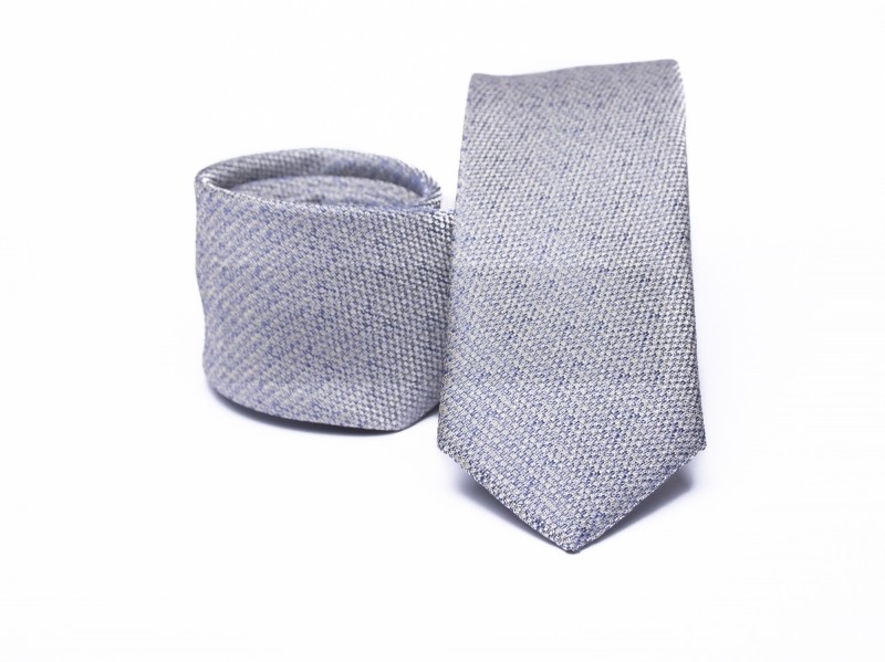 Rossini Slim Krawatte - Grau Unifarbige Krawatten