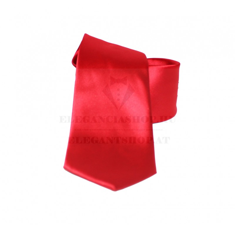        NM Satin Krawatte - Rot Unifarbige Krawatten