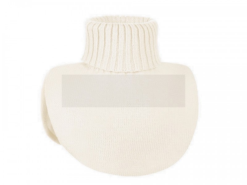 Kinder Halswärmer gestrickt - Ecru