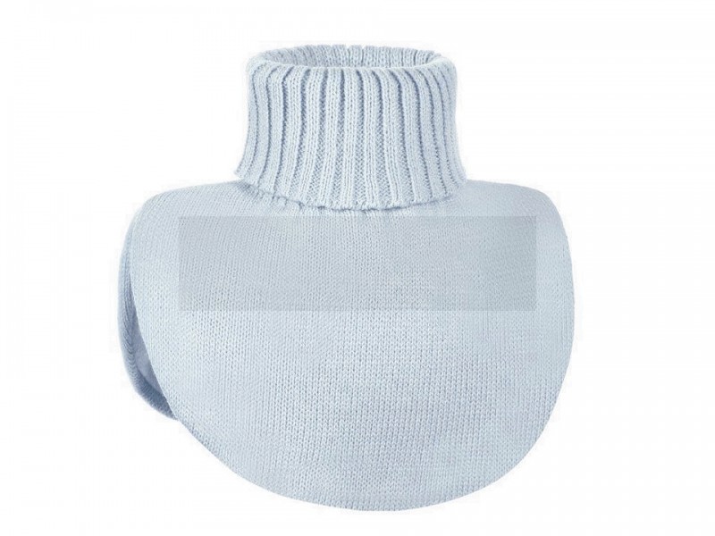 Kinder Halswärmer gestrickt - Hellblau