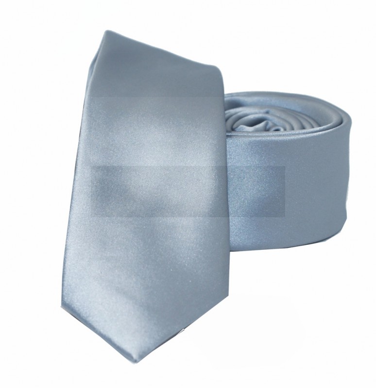          NM Slim Krawatte - Silber Unifarbige Krawatten