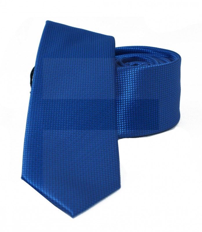    Newsmen Slim Krawatte - Königsblau Unifarbige Krawatten