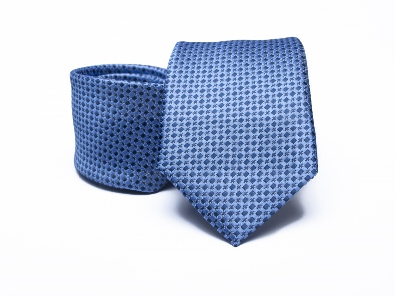 Premium Krawatte - Blau gepunktet