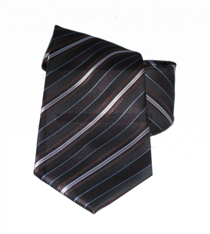 Classic Premium Krawatte - Braun gestreift Gestreifte Krawatten
