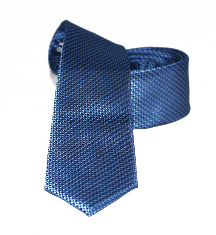 Goldenland Slim Krawatte - Blau gepunktet