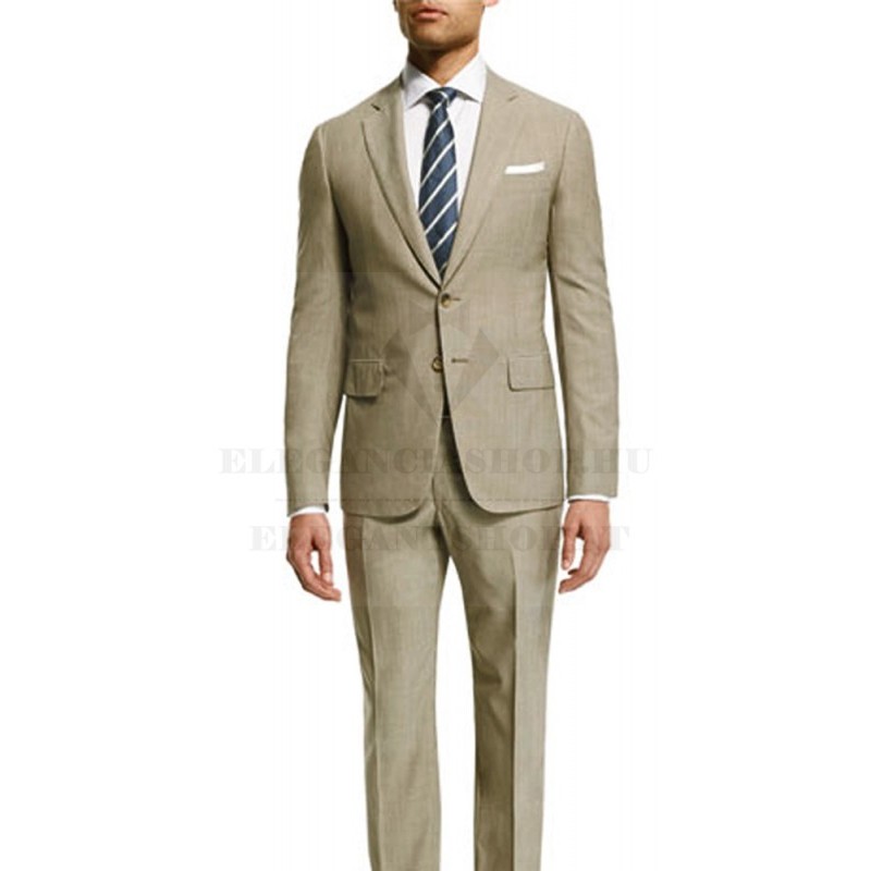 Parker Slim fit Anzug - Beige