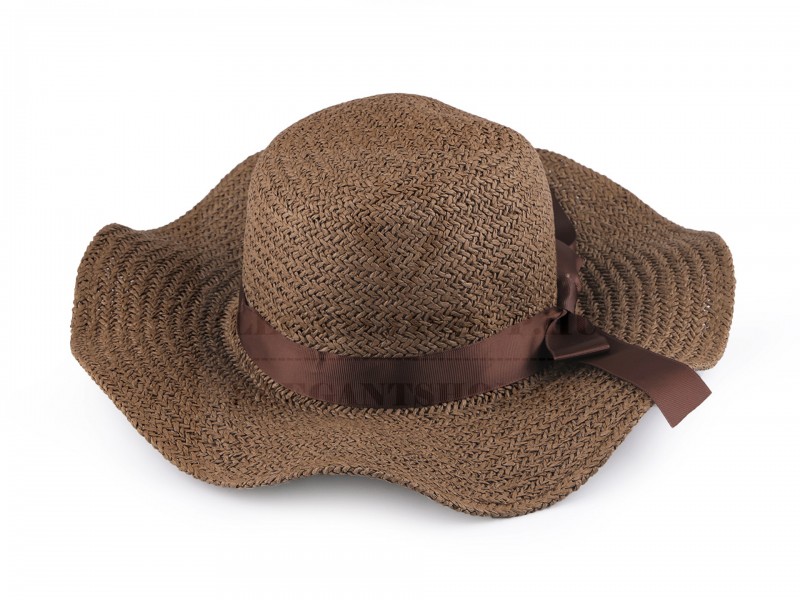 Damen Sommerhut - Dunkelbraun Hut, Mütze