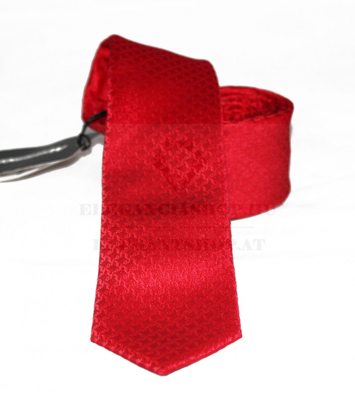          NM Slim Krawatte - Rot gemustert Kleine gemusterte Krawatten