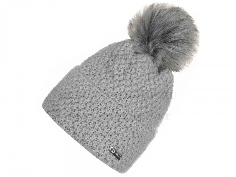  Wintermütze für Damen mit Bommel Hut, Mütze