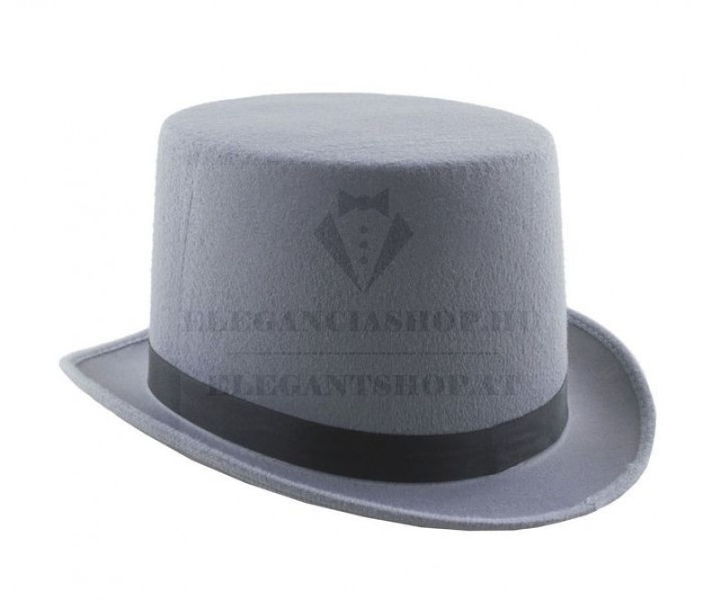 Zylinderhut - Grau Hut, Mütze