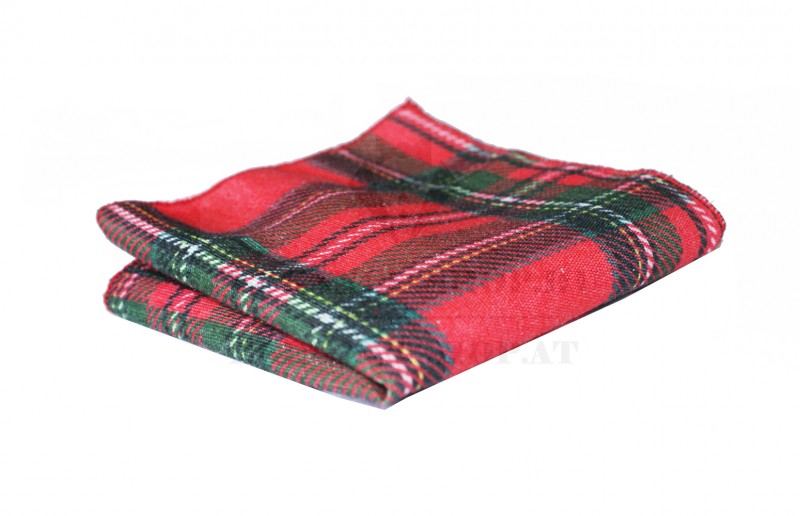 Kinder Einstecktuch aus Baumwolle - Royal Stewart tartan