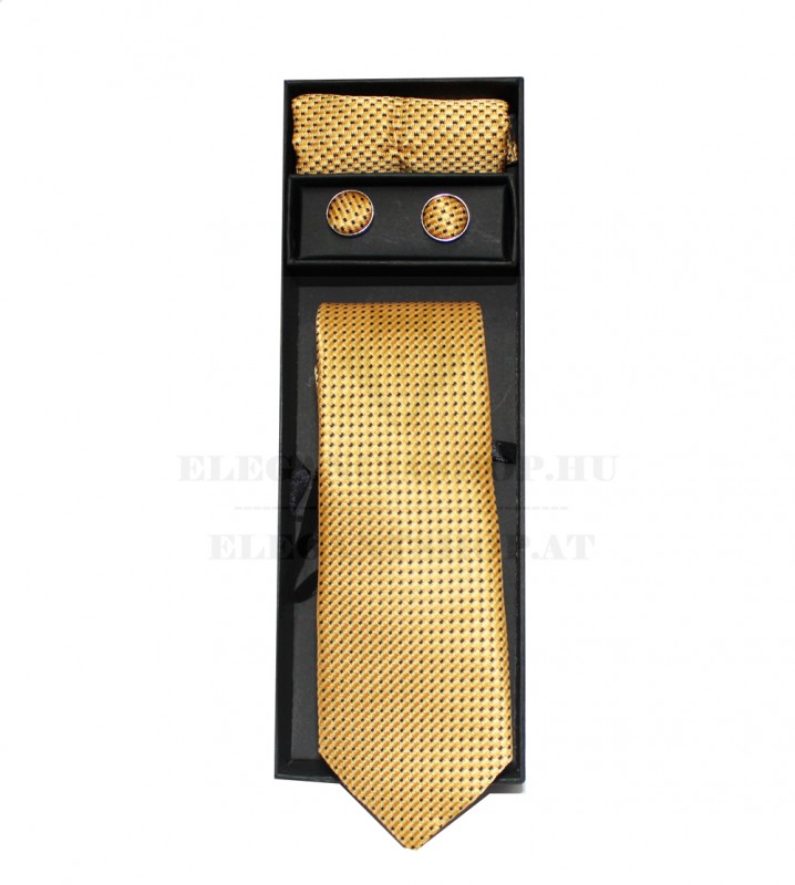    Marquis Slim Krawatte Set - Gelb