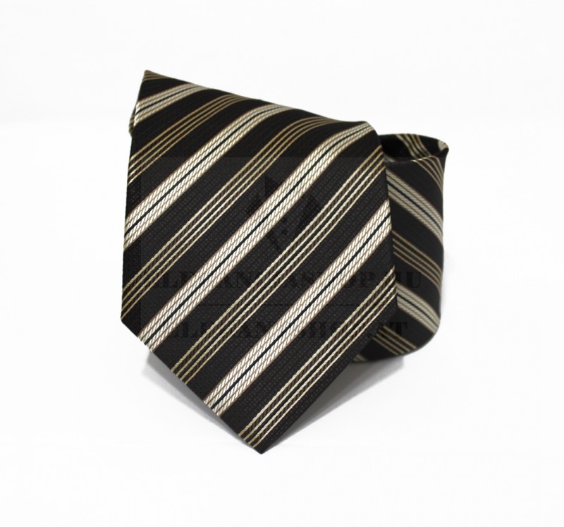 Classic Premium Krawatte - Braun gestreift