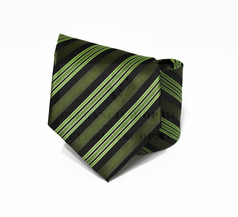 Classic Premium Krawatte - Grün gestreift