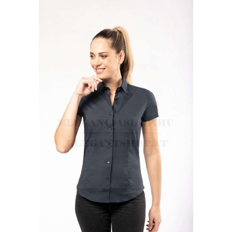 Damen Stretchbluse Kurzarm Bluse, T-Shirt