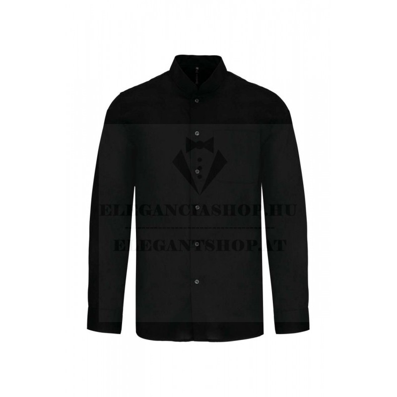      MEN'S LONG-SLEEVED MANDARIN COLLAR SHIRT