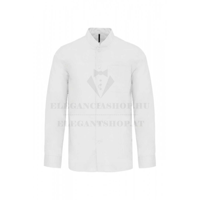      MEN'S LONG-SLEEVED MANDARIN COLLAR SHIRT Einfarbige Hemden