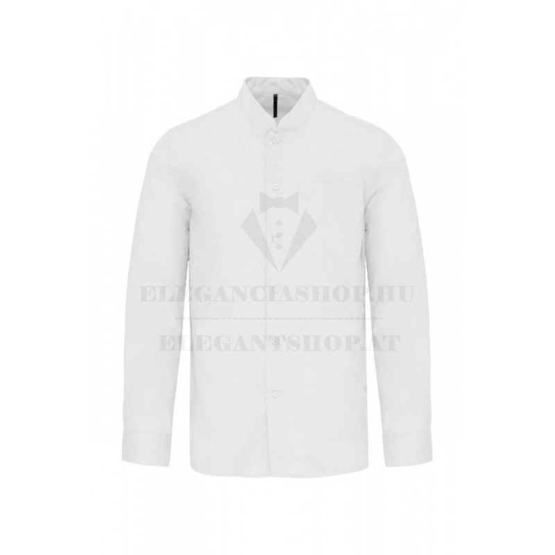      MEN'S LONG-SLEEVED MANDARIN COLLAR SHIRT Einfarbige Hemden