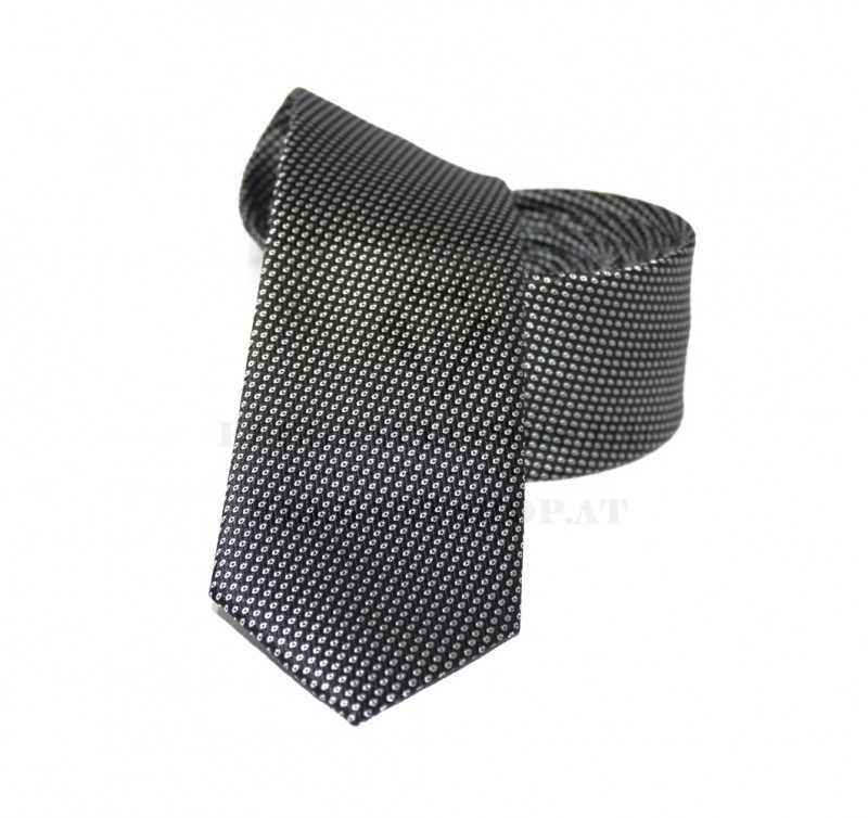          NM Slim Krawatte - Dunkelgrau Unifarbige Krawatten