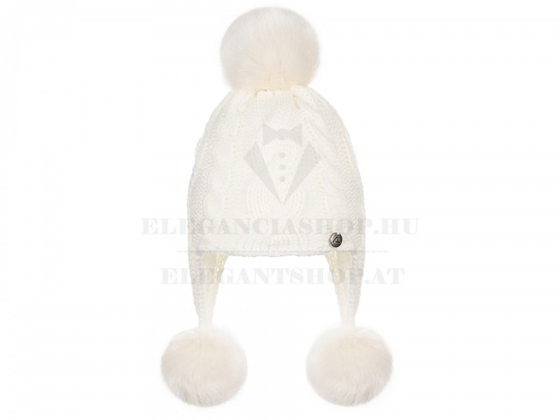  Wintermütze für Mädchen mit Pompons Kinder Schals, Mützen,Handschuhe
