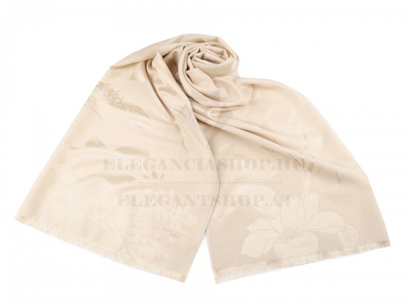                             Pashmina-Tuch/Schal mit Blumen - 74 x 185 cm Tücher, Schals