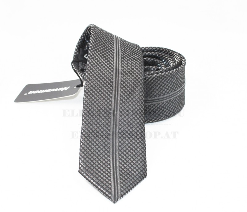         NM Slim Krawatte - Grau gepunktet