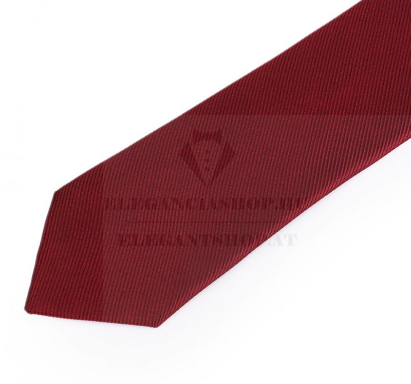   Krawatte aus Mikrofaser - Bordeaux