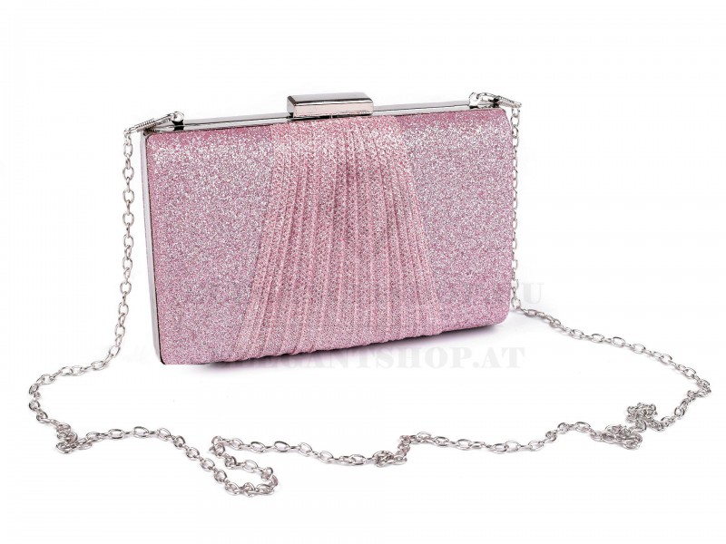                                      Clutch mit Glitzer Damen Tasche, Geldbörse, Gürtel