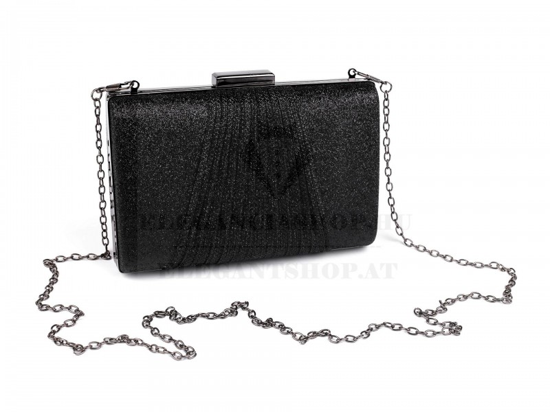                                      Clutch mit Glitzer Damen Tasche, Geldbörse, Gürtel