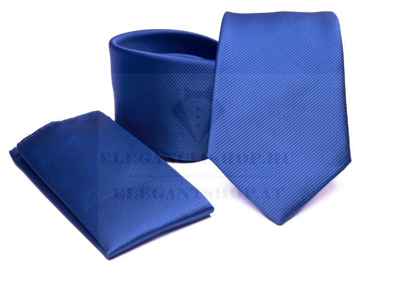           Premium Krawatte Set - Königsblau Unifarbige Krawatten