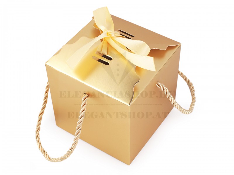 Geschenkbox mit Band und Kordel - 12 St. Geschenke einpacken