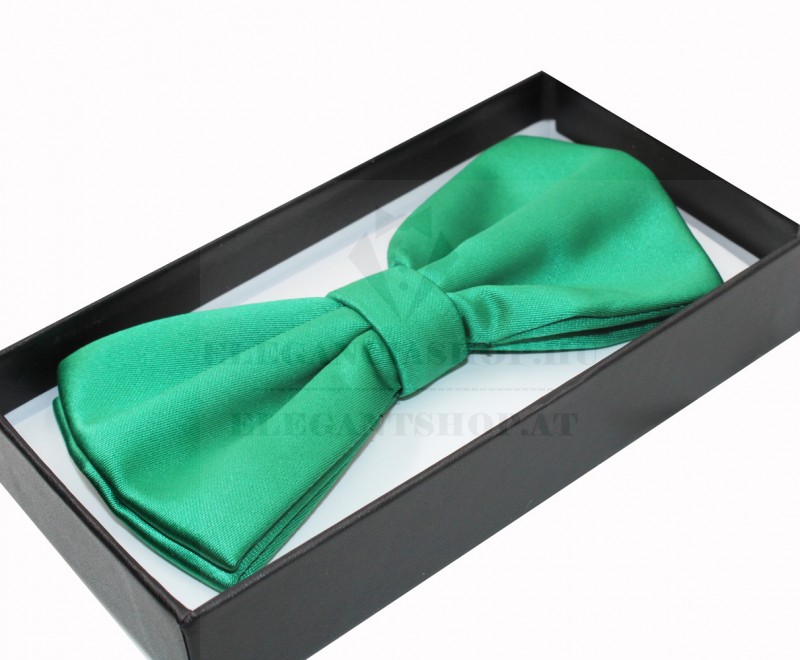      NM Satin Fliege im Geschenkbox - Grün