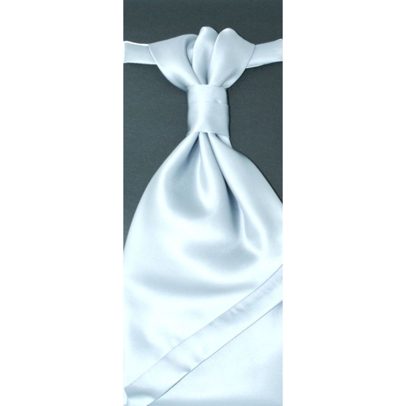 Hochzeit Krawatte mit Einstecktuch - Hellblau