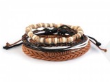 Armbänder Set - Beige Herren Schmuck